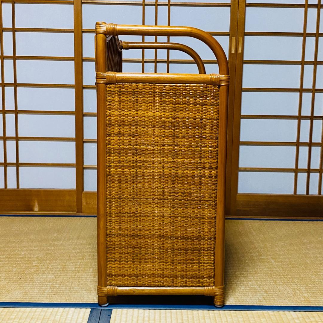 ラタン 籐 棚 チェスト 4段 W65.5cm D36cm H77cm 送料込み