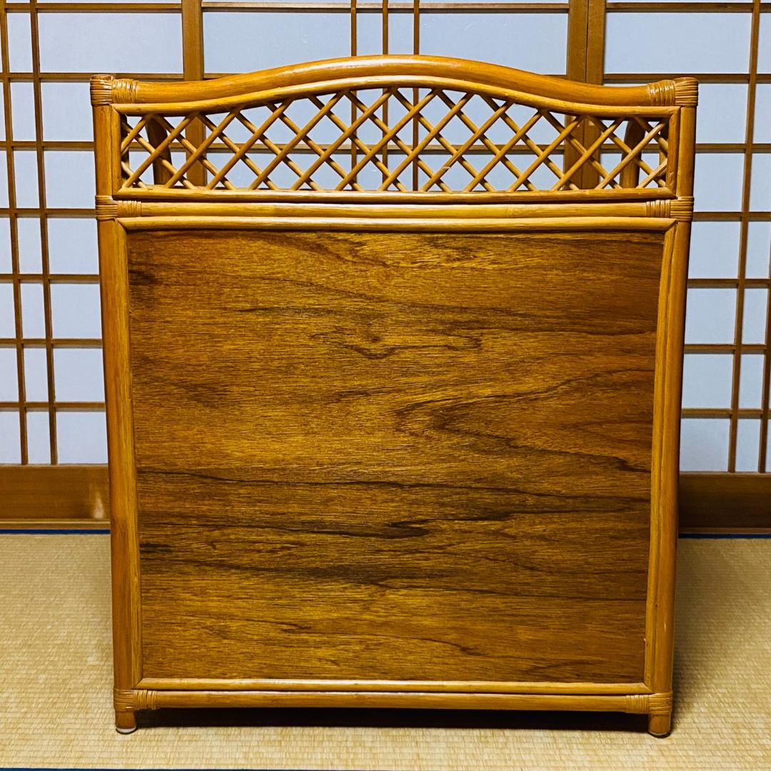 ラタン 籐 棚 チェスト 4段 W65.5cm D36cm H77cm 送料込み