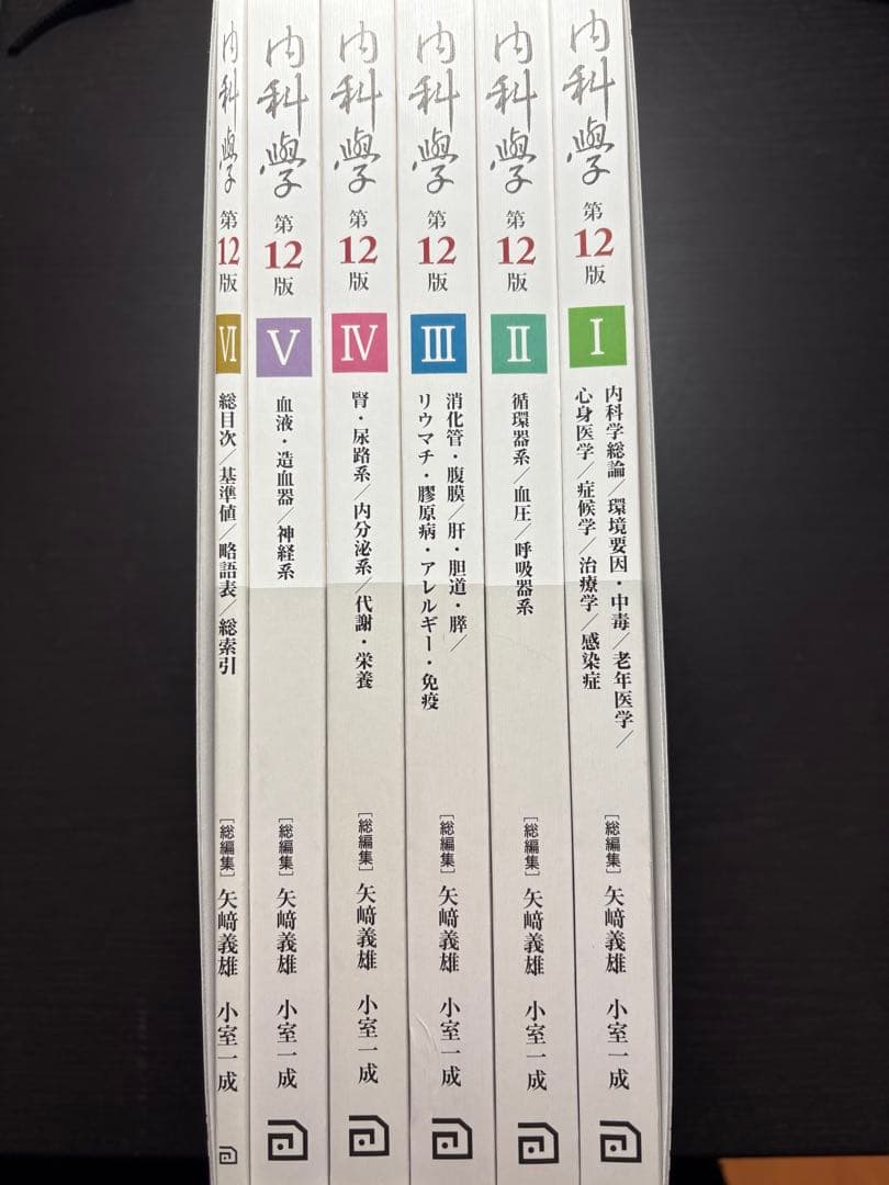 朝倉書店 内科学 第12版 全6巻