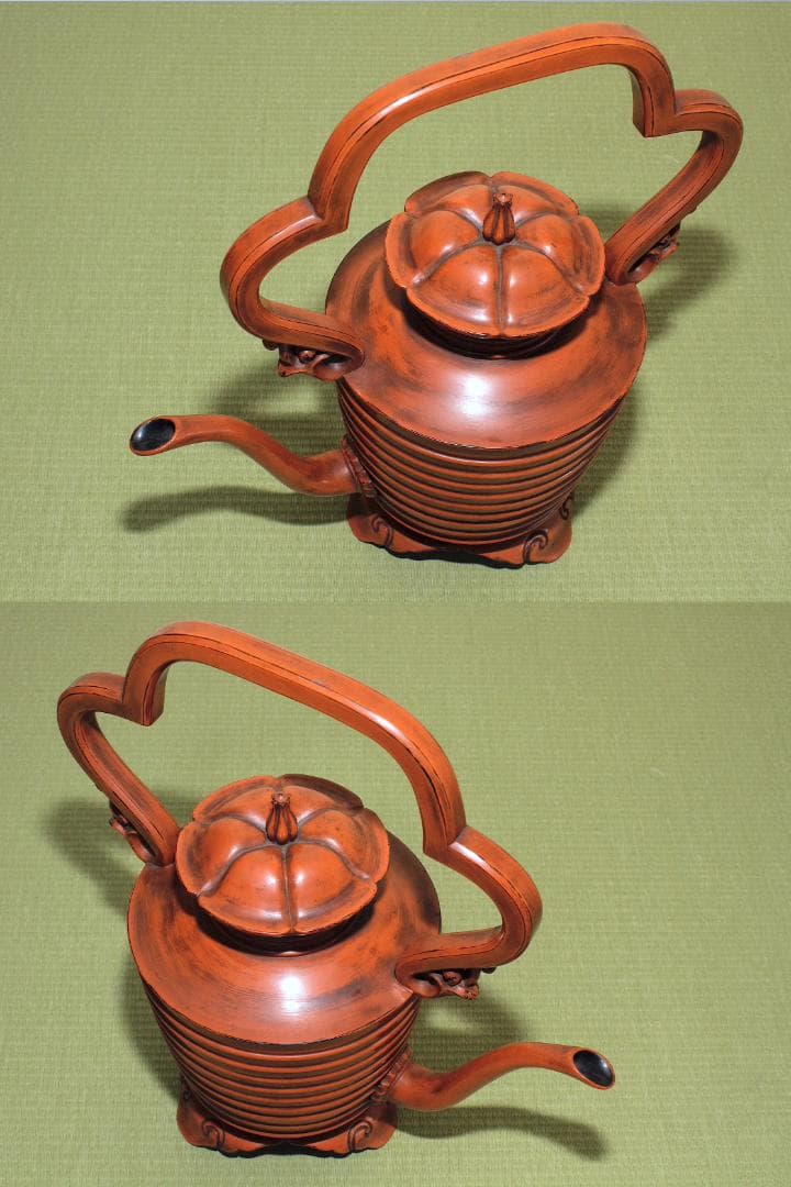 古根来塗 湯桶 [バーミングハム美術館所蔵品 同手]