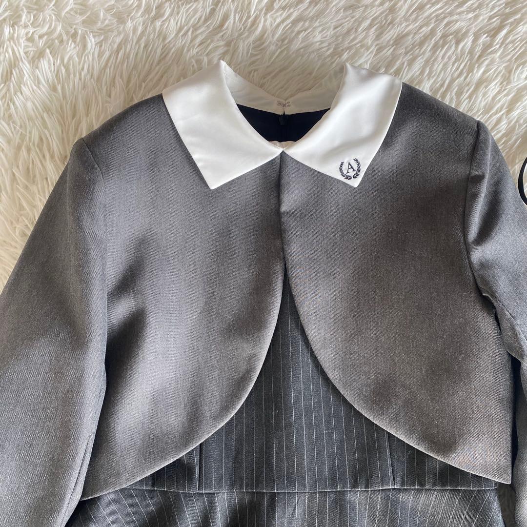 【極美品】アリサナ　165cm フォーマル4点セット　ボレロ　ワンピース　グレー