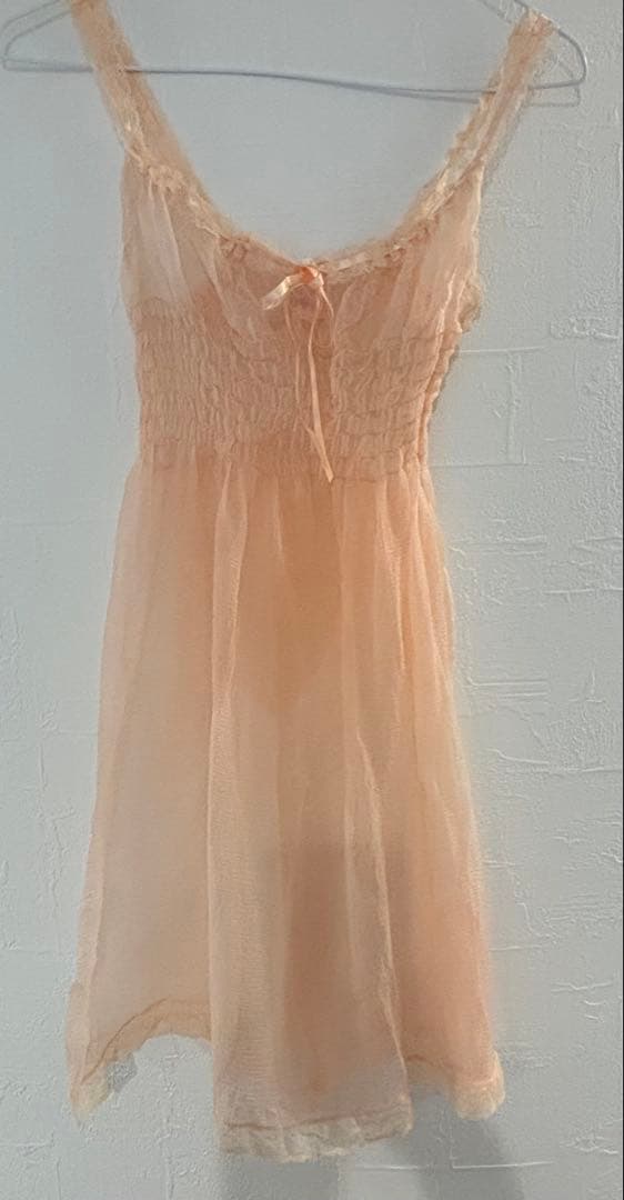 【新品】レア‼️Fifi chachnil ピンク シフォン キャミソール