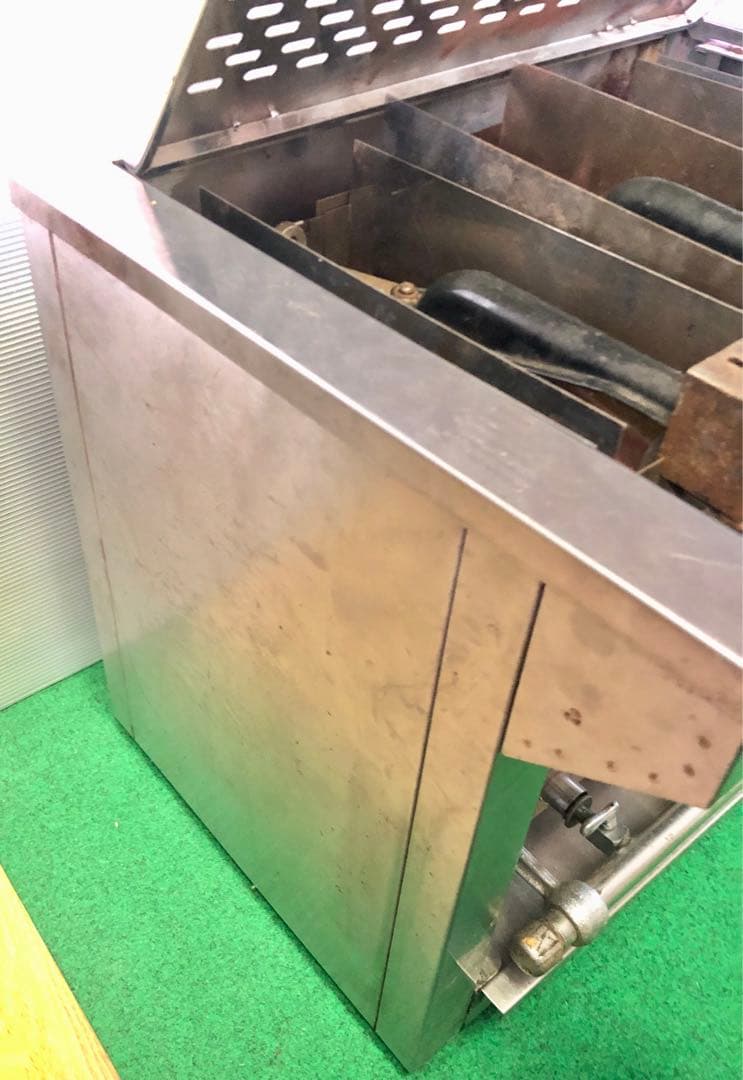 (引き取り限定)北沢産業　LPガス　上火グリラー、魚、肉、ステーキ等の焼き台