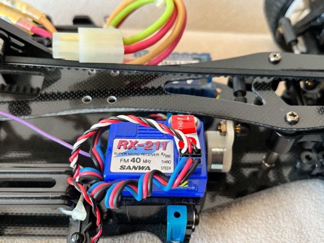 当時物 TA04-PRO ベルト駆動 4WD RCシャーシキット 未走行車