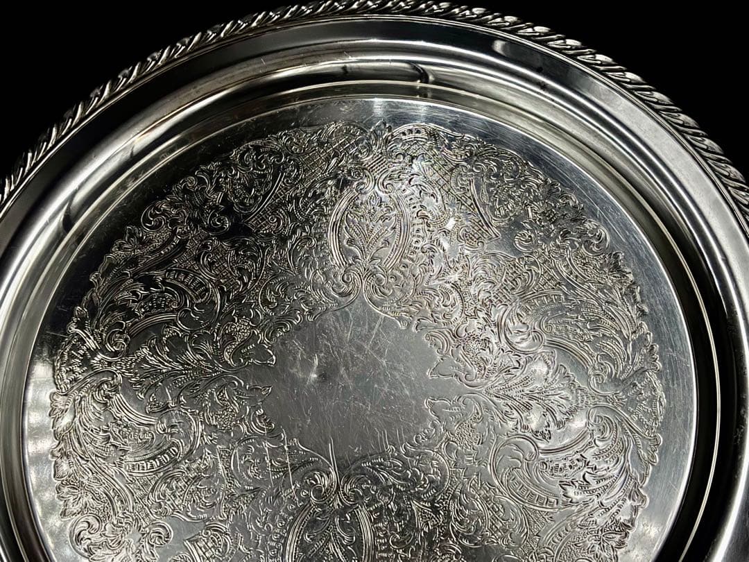 専用 アメリカ　ヴィンテージ　ONEIDA オネイダ　シルバープレート　トレイ