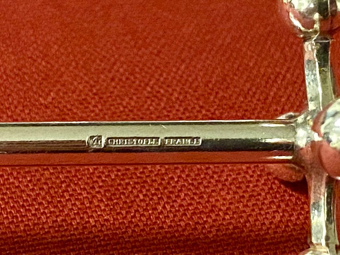 【☆レアアイテム☆特別感を演出】クリストフル ブール ナイフレスト 4本セット