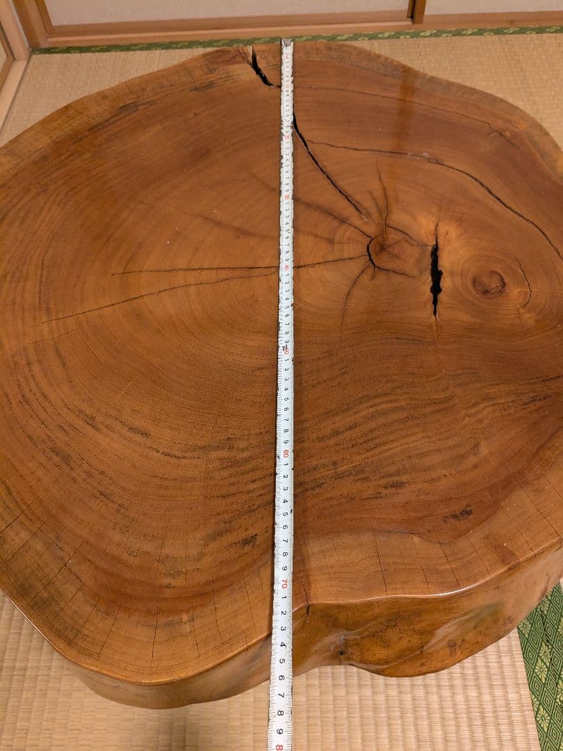 天然木　桜　座卓 約90cm
