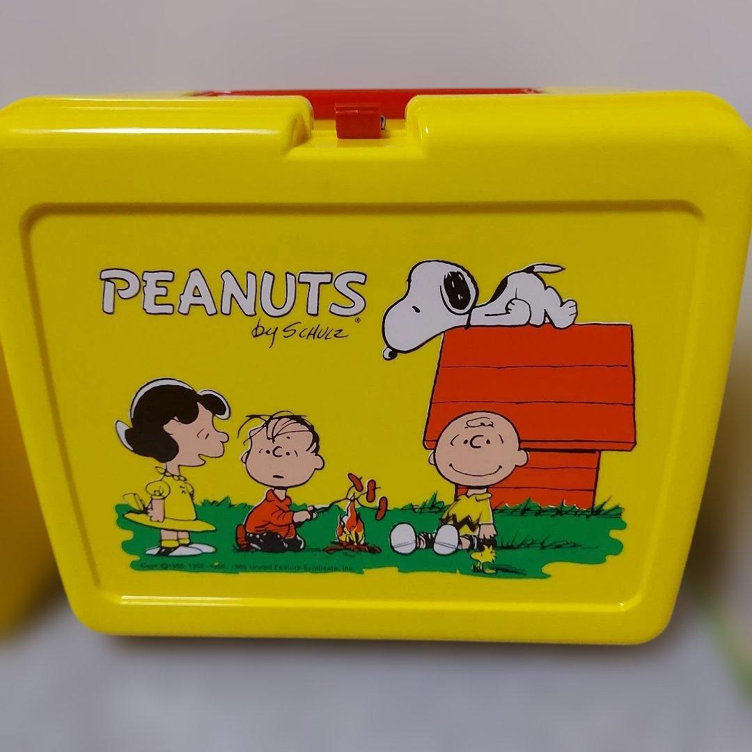 サーモスPEANUTS スヌーピー昭和レトロランチボックスオリジナル水筒セット
