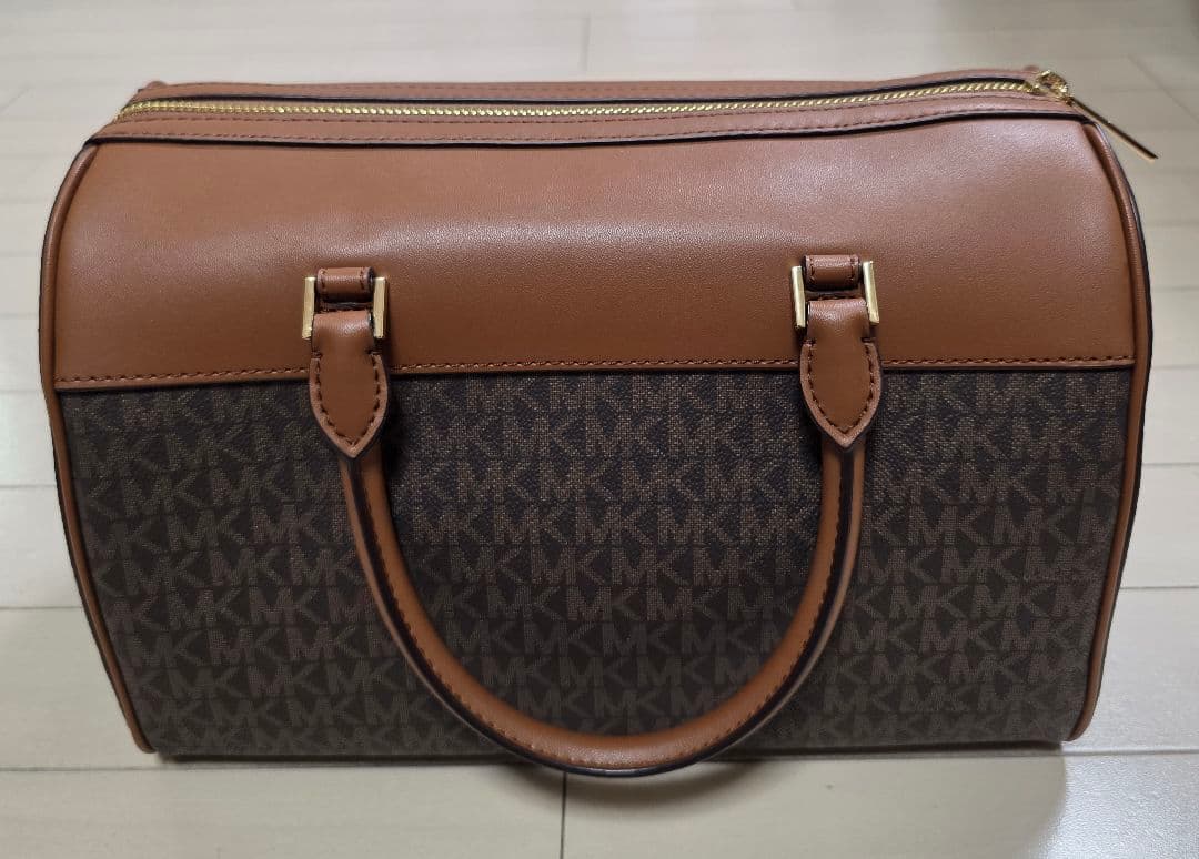 【美品】 MICHAEL KORS ハンドバッグ ボストン ブラウン ショルダー