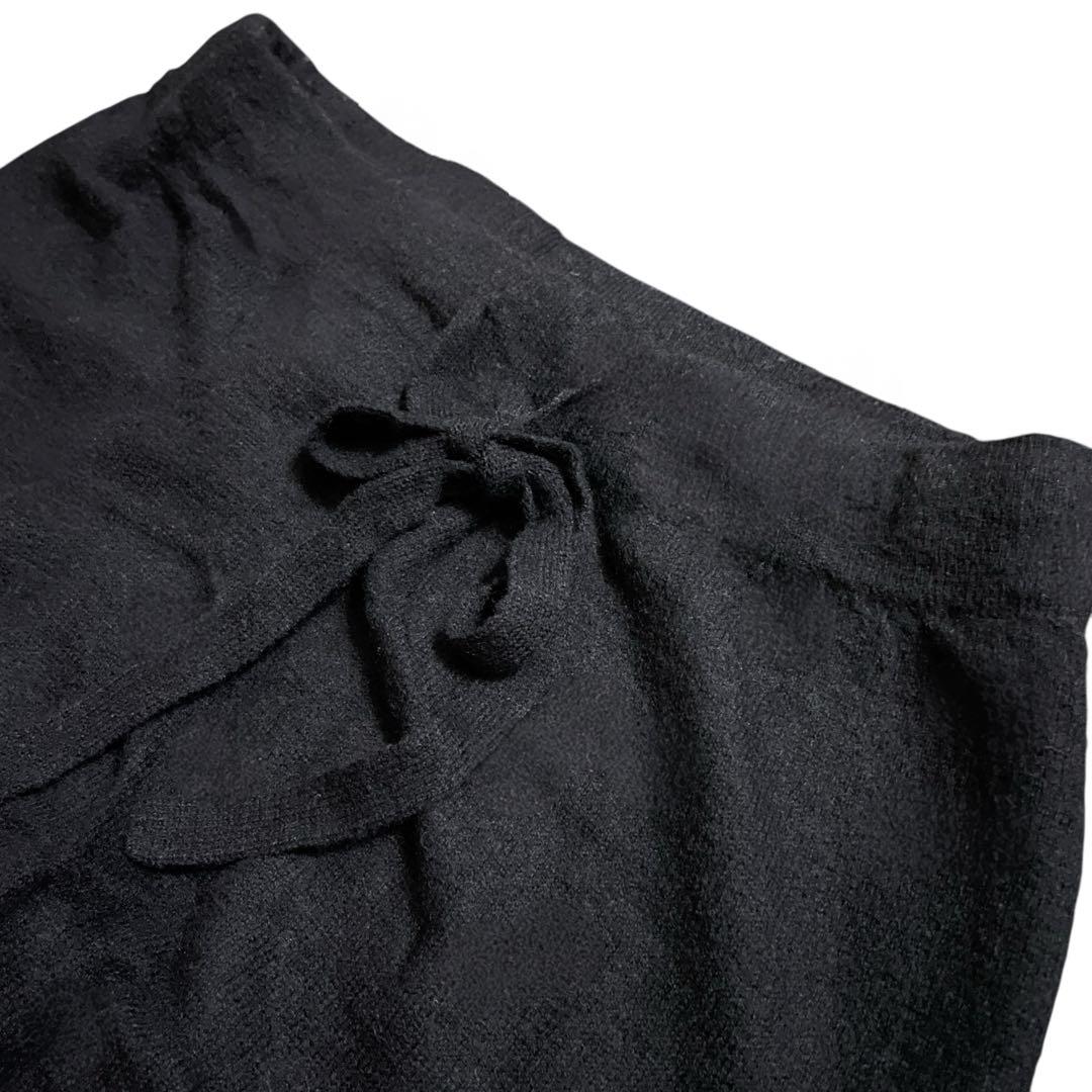 veritecoureヴェリテクール ヤク ニットパンツ VCk-119 黒