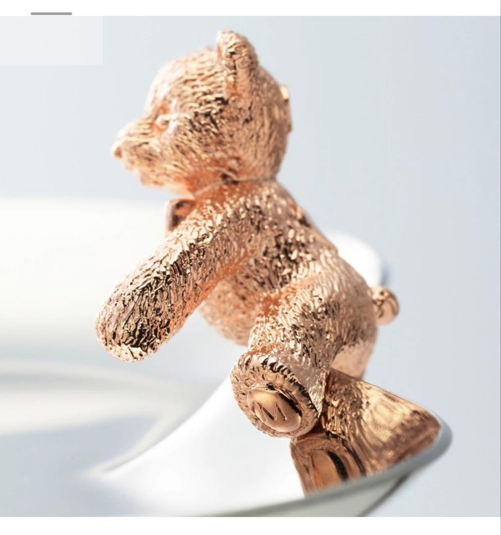 【ギフト新品】Mikimoto 真珠　熊フィギュア　トレイ　パール　アクセサリー