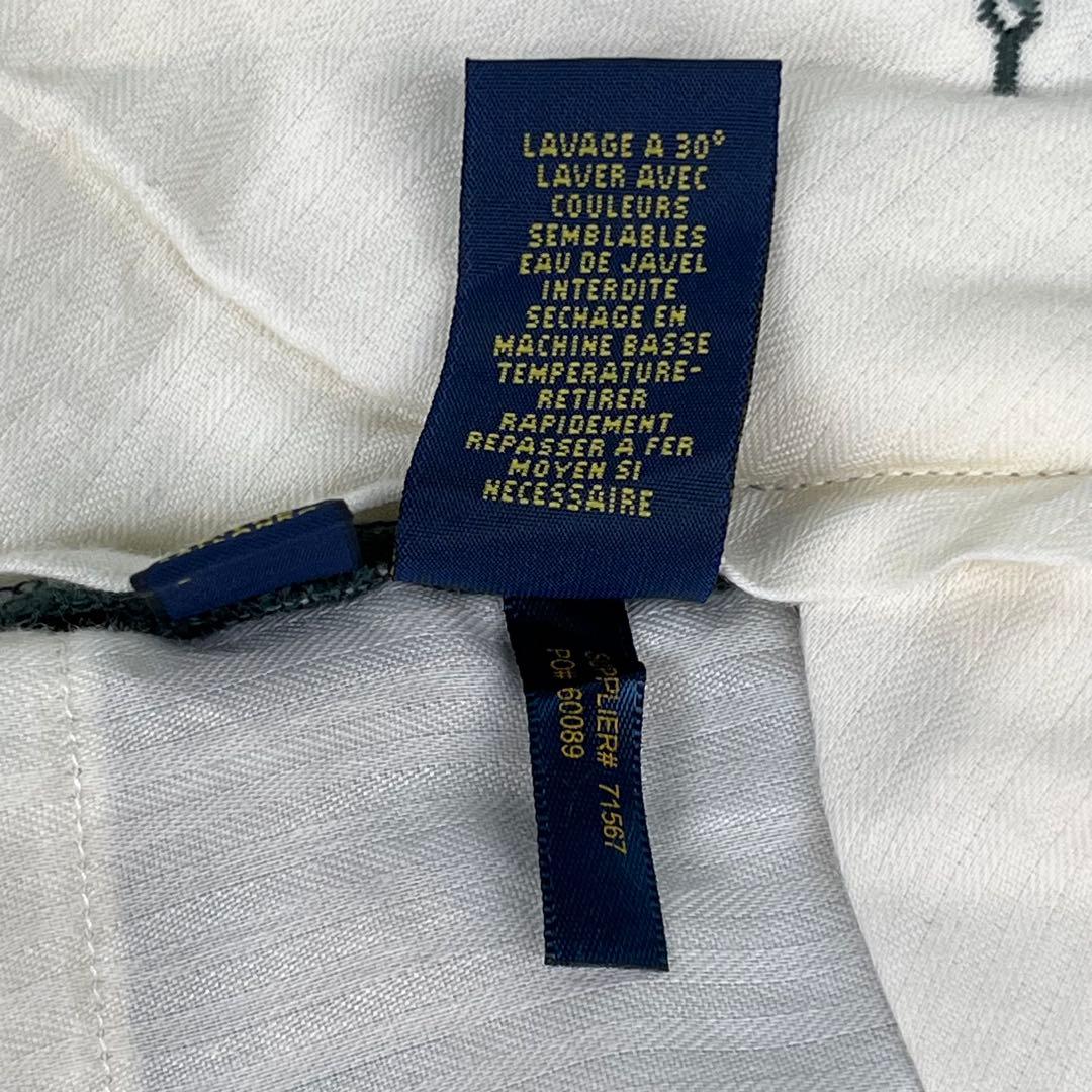 ラルフローレン カモ 総柄 刺繍 コーデュロイパンツ ヴィンテージ 古着