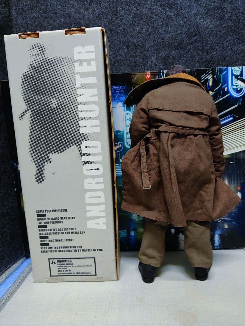 映画[ブレードランナー(デッカード)]1/6.箱付き希少品!