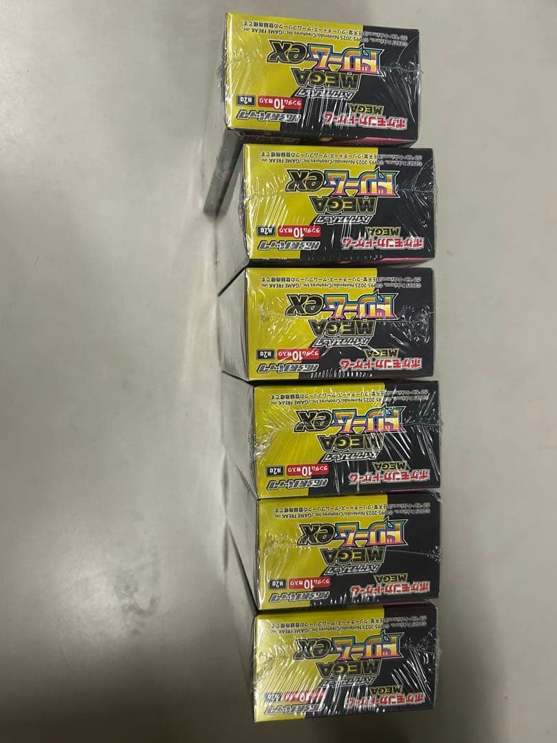 シュリンク付きポケモンカードMEGA ハイクラスパック　ドリーム ex　6BOX