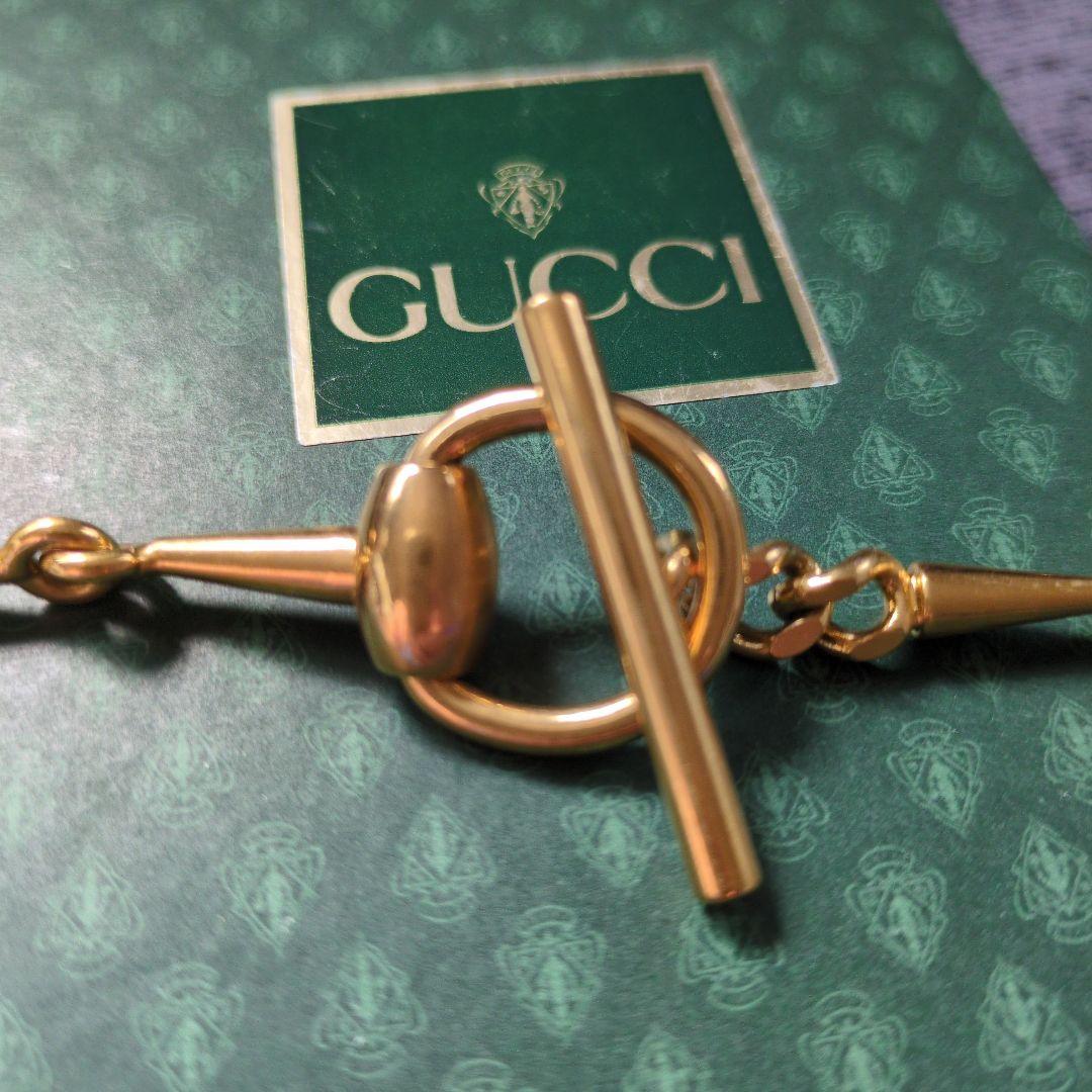 【イタリア直営店購入】GUCCI レザー 金属 ベルト 65cm