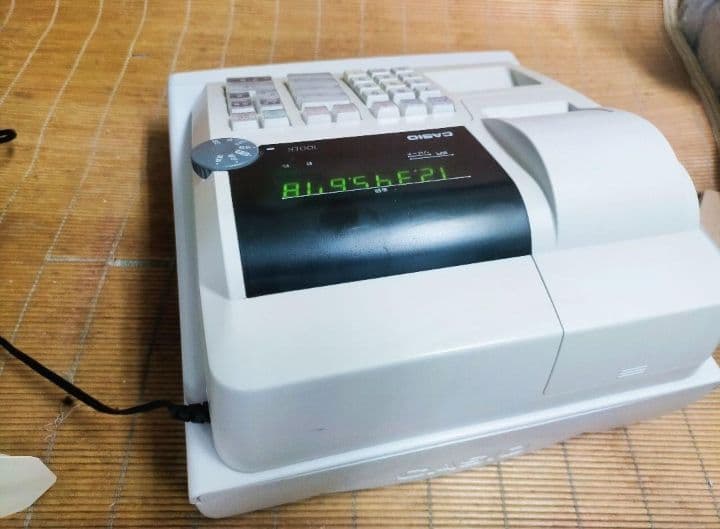 カシオレジスター　100ER　簡単便利特殊　送料込　077288