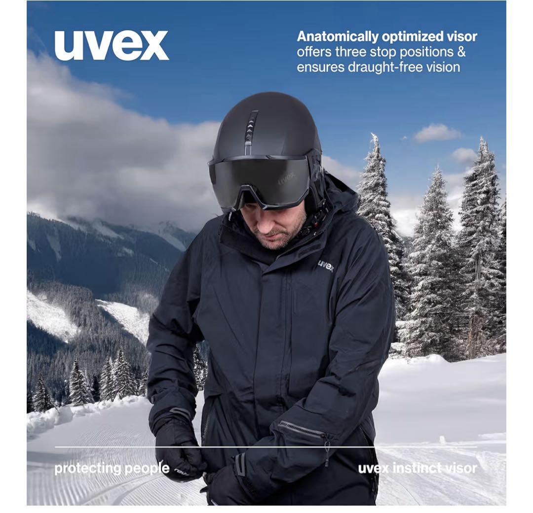 新品未開封 UVEX instinct visor ヘルメット 56-58cm