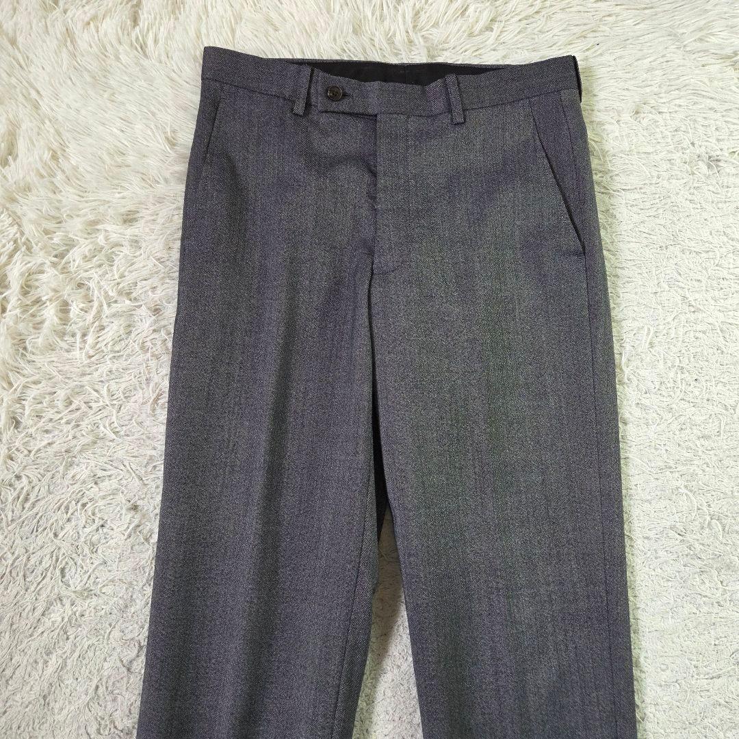 美品 エムエフエディトリアル 3ピース スーツ シャイニーウール サイズS