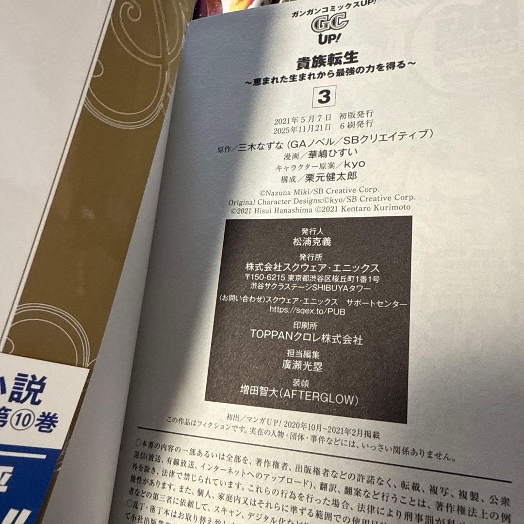 貴族転生 ～恵まれた生まれから最強の力を得る～(1〜10)