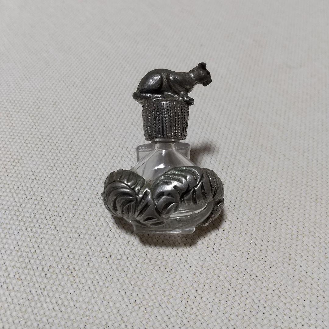 猫の小瓶 香水瓶 フランス 20世紀