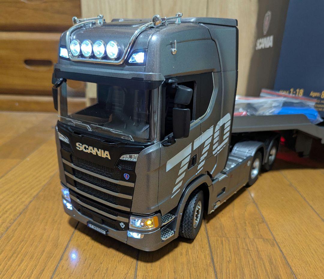 Huina1501 SCANIAトレーラーラジコン バッテリー2本付き