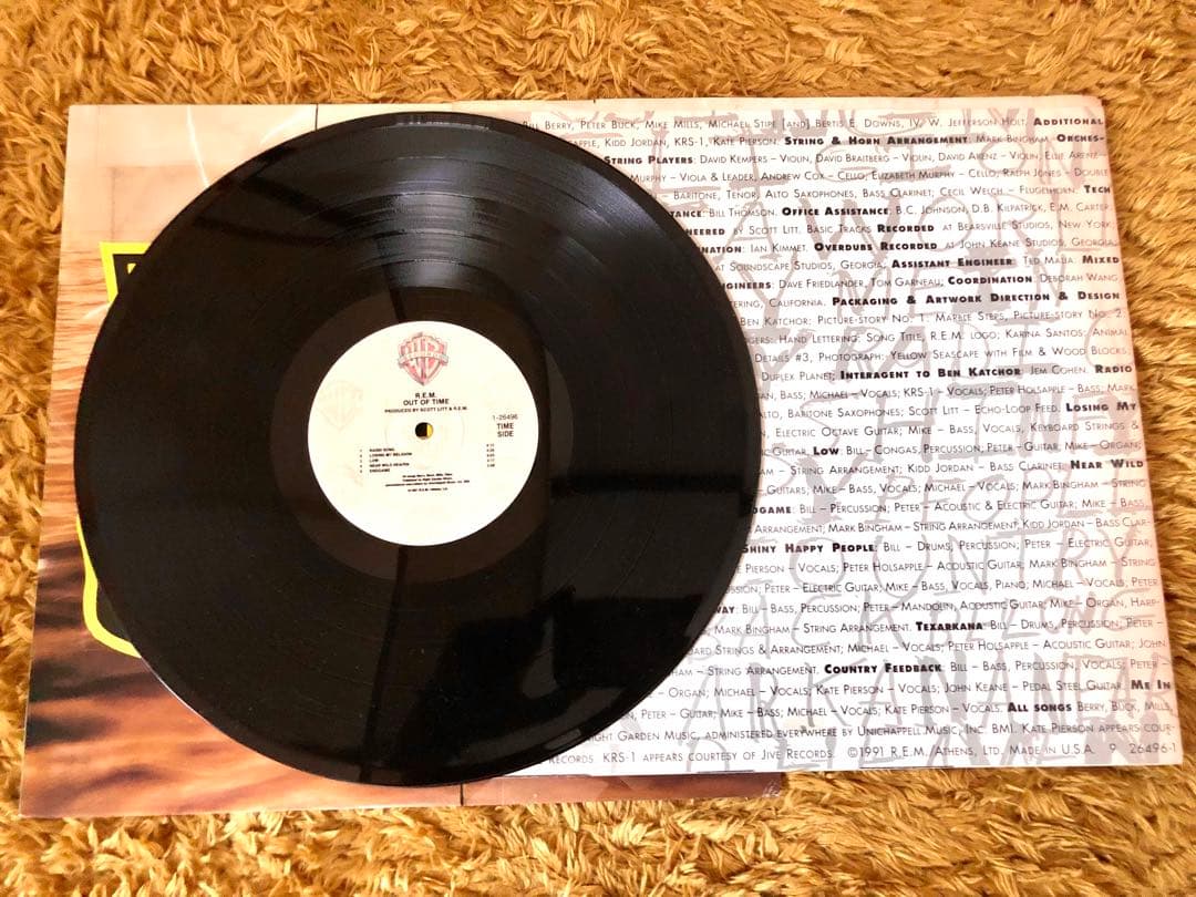 R.E.M. Out Of Time LP アナログ レコード