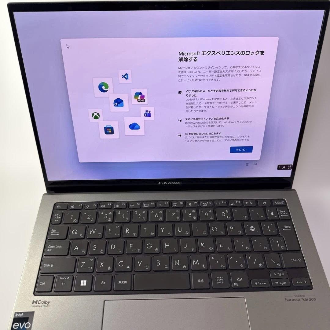 ASUS Zenbook S 13 OLED UX5304VA　3K有機EL