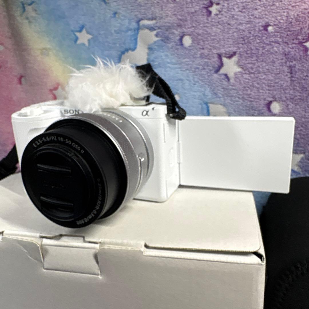 SONY ZV-E10M2Xホワイト 本体 + 付属品+予備バッテリー付属品多数