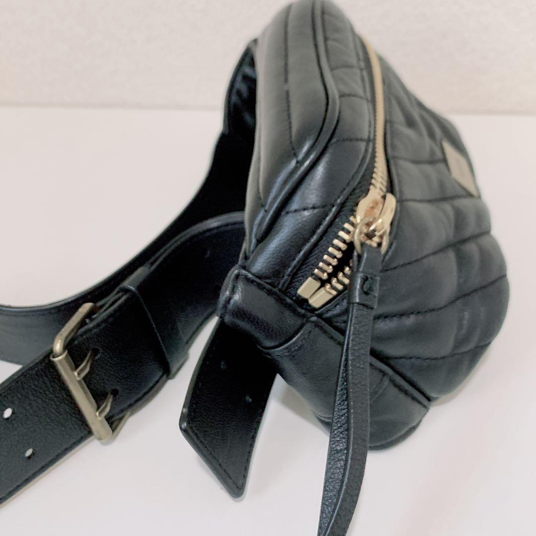 【美品】ALLSAINTS オールセインツ ウエストバッグ ウエストポーチ 黒