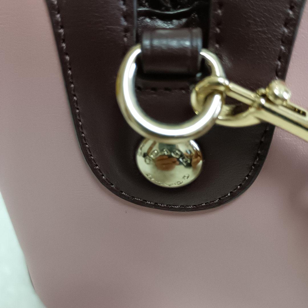 COACH コーチ シグネチャー 2WAY ショルダーバッグ ピンク ブラウン