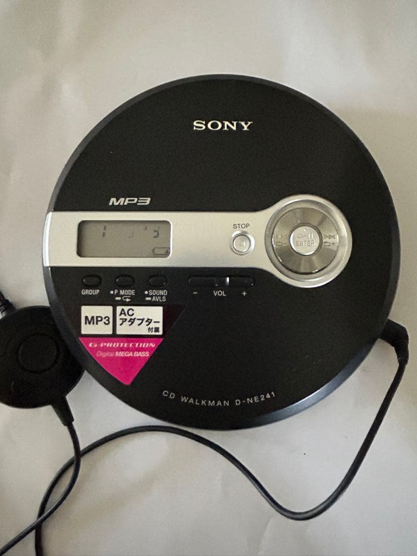 Sony D-NE241 CDウォークマン CDプレーヤー　ソニー　ポータブル