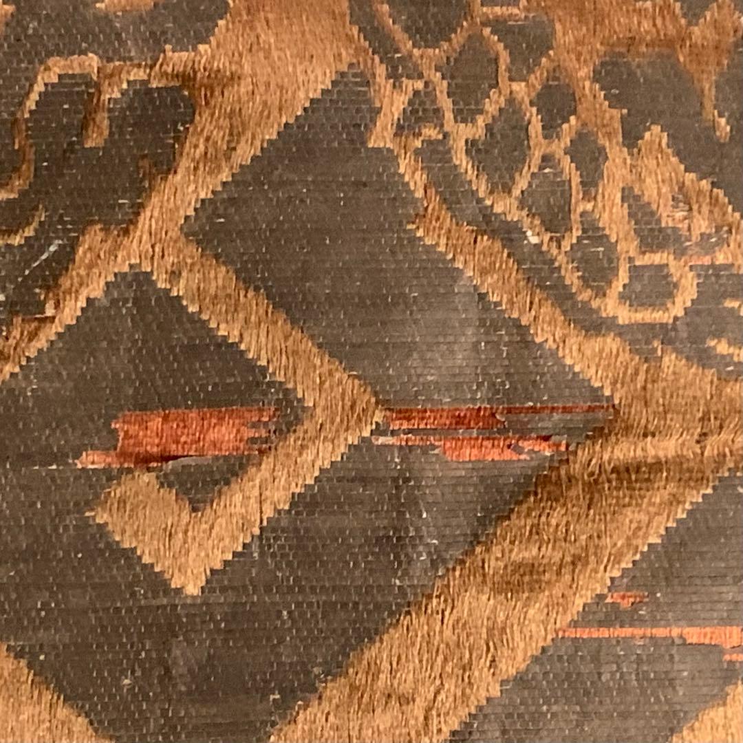 龍丸文 銀襴 古裂 肩衣 古美術 金襴 古道具 アンティーク