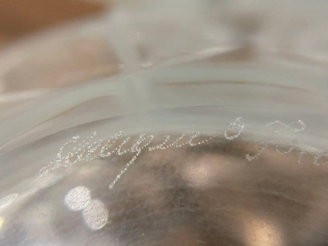 【未使用】ラリック LALIQUE 鳥　クリスタル　花瓶　ボウル