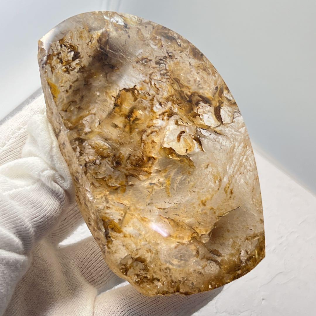 天然石 ゴールデンヒーラー ハーフポリッシュ