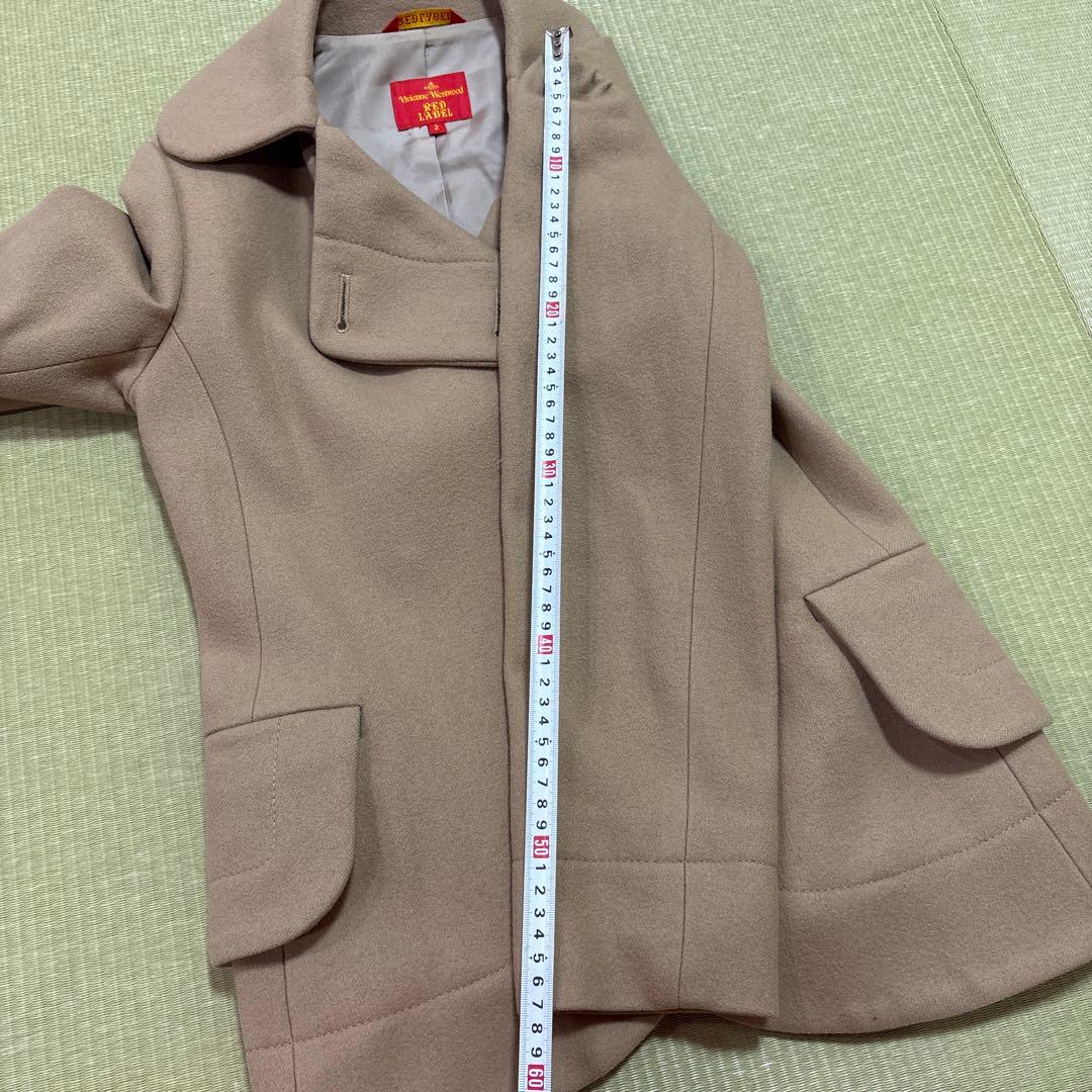 vivienne westwood ピーコート ベージュ 変形デザイン ウール