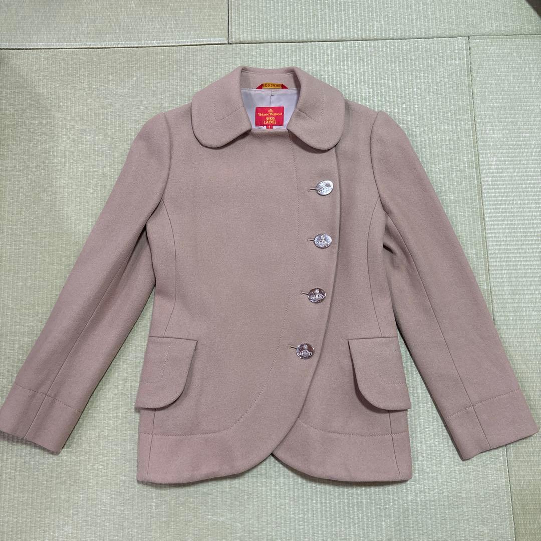 vivienne westwood ピーコート ベージュ 変形デザイン ウール