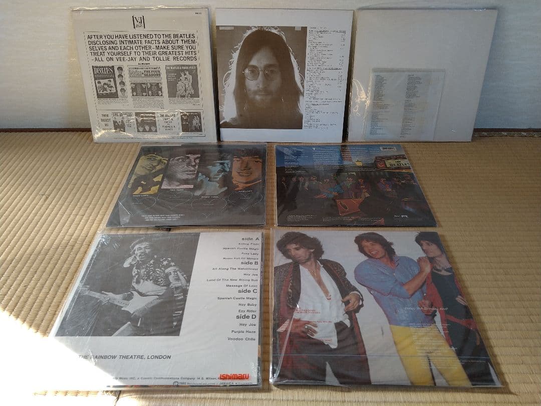 貴重！輸入盤　JOHN LENNON 1枚 BEATLES 4枚 等まとめて