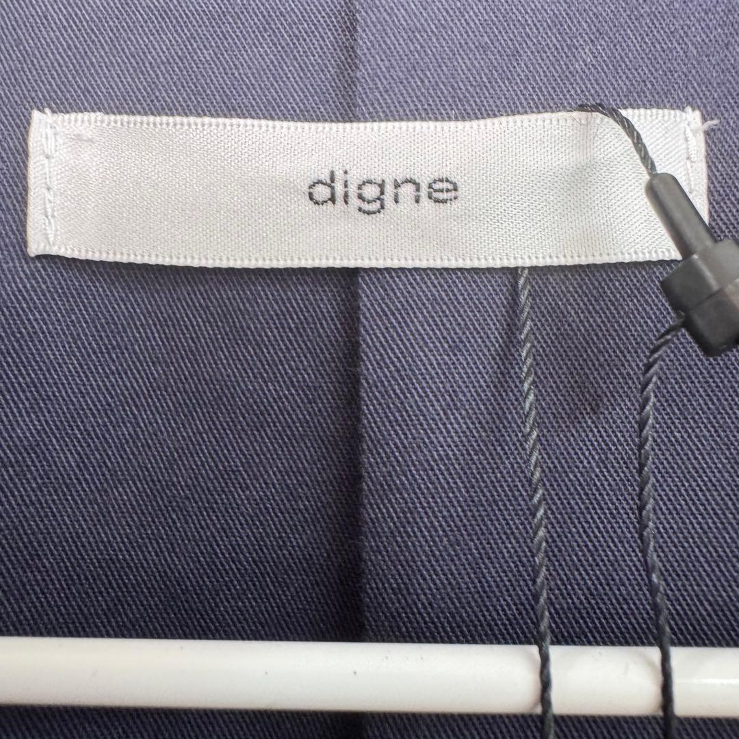 タグ付き　digne25ss ディニュ　カラーレスジャケット