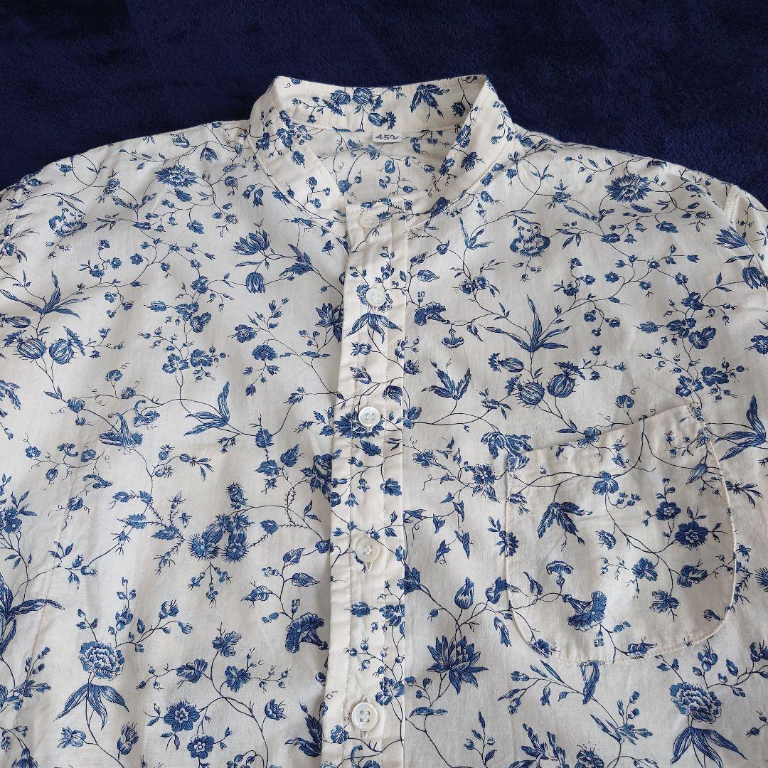 45R フラワータペット 908 オーシャンスタンドシャツブラウス 45rpm