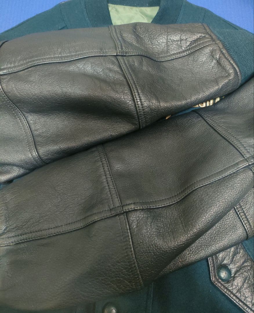 【希少】PAZZO スタジャン レザー 日本製 Vintage 90s 古着