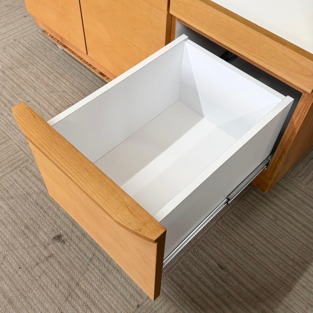 河口家具製作所 100cm幅キッチンボード 食器棚 収納家具