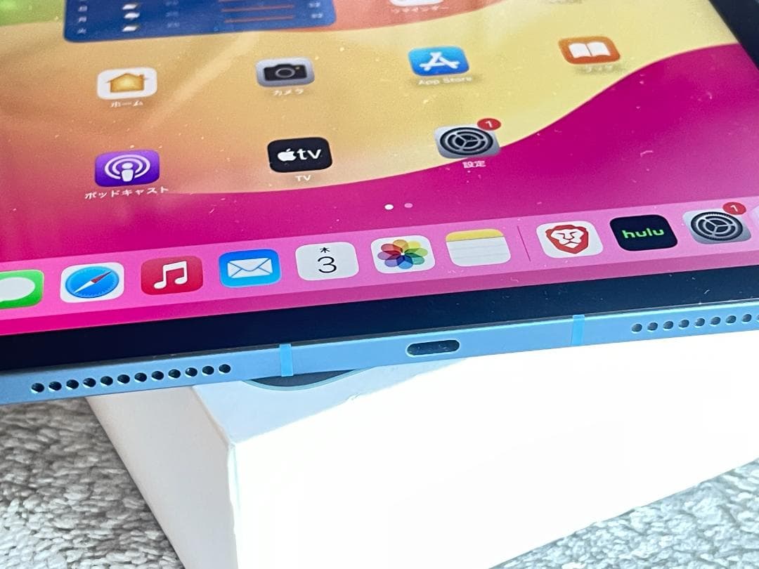 ipad air第５世代　６４GB WI-FI-cell バッテリー８７%