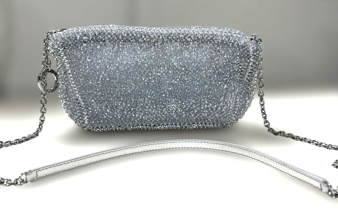 【2回使用】アンテプリマ　リナッシェレ　ショルダー(マチ付き) シルバー