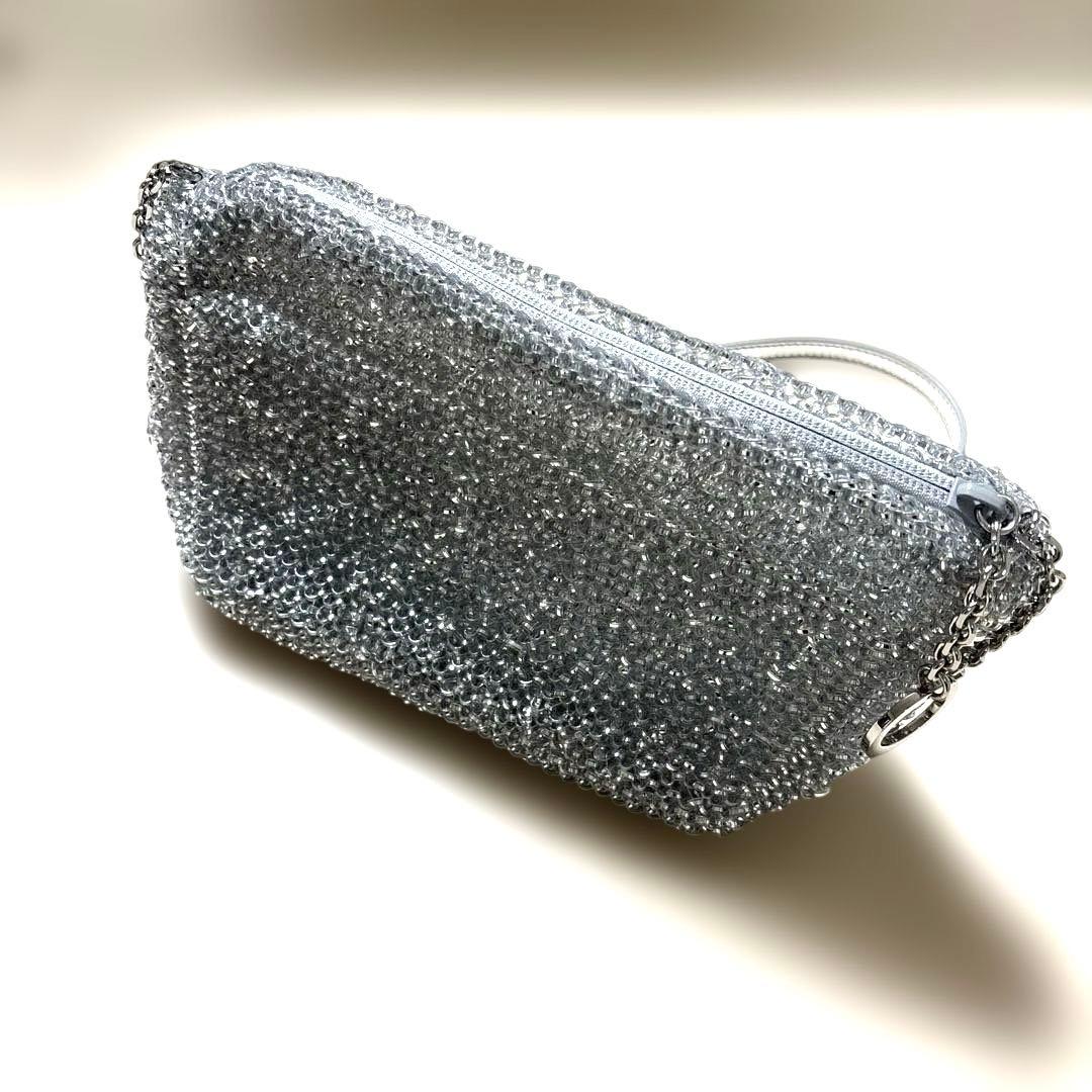 【2回使用】アンテプリマ　リナッシェレ　ショルダー(マチ付き) シルバー