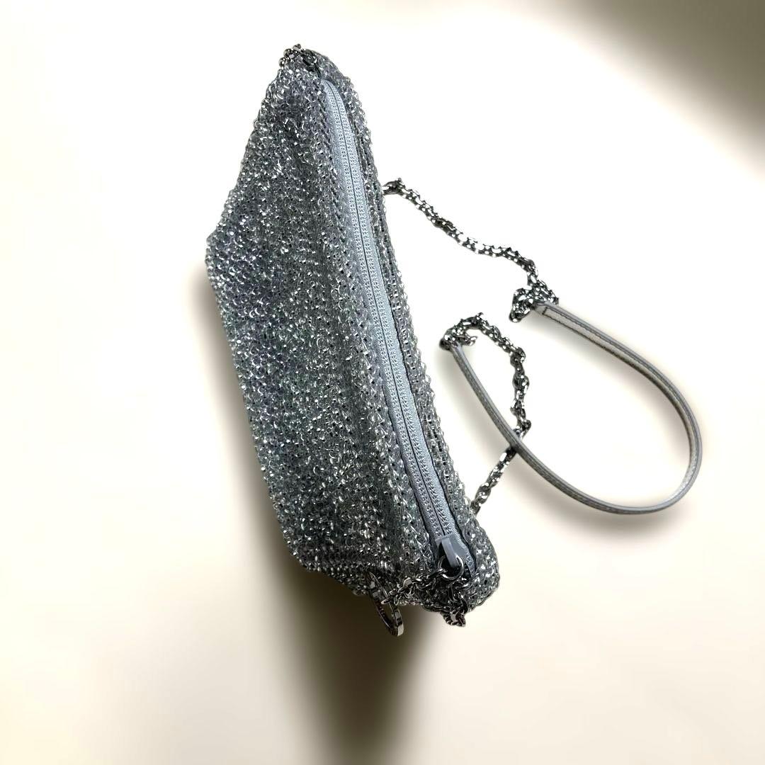 【2回使用】アンテプリマ　リナッシェレ　ショルダー(マチ付き) シルバー