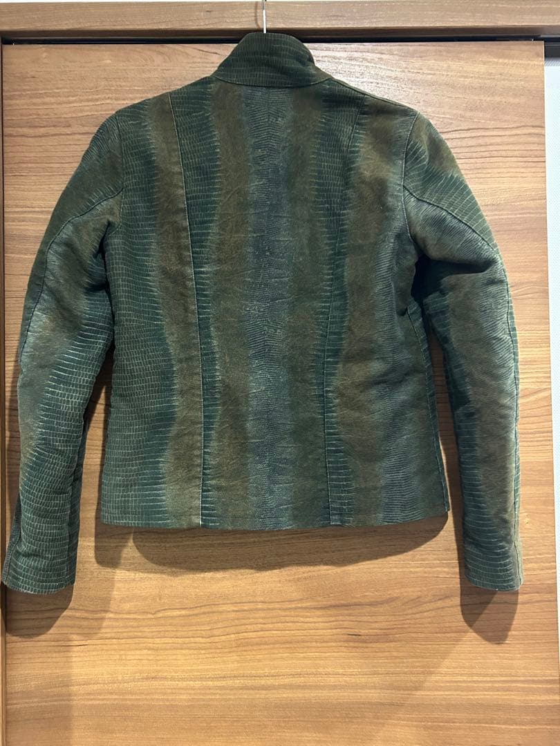 A.P.C 初期archive アーカイブ パイソン柄ジャケット　蛇柄　ヘビ柄