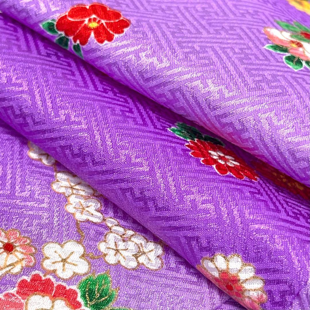 【着物と帯 時流】O24250ys◆七五三 3 才女の子着物&被布コート+長襦袢