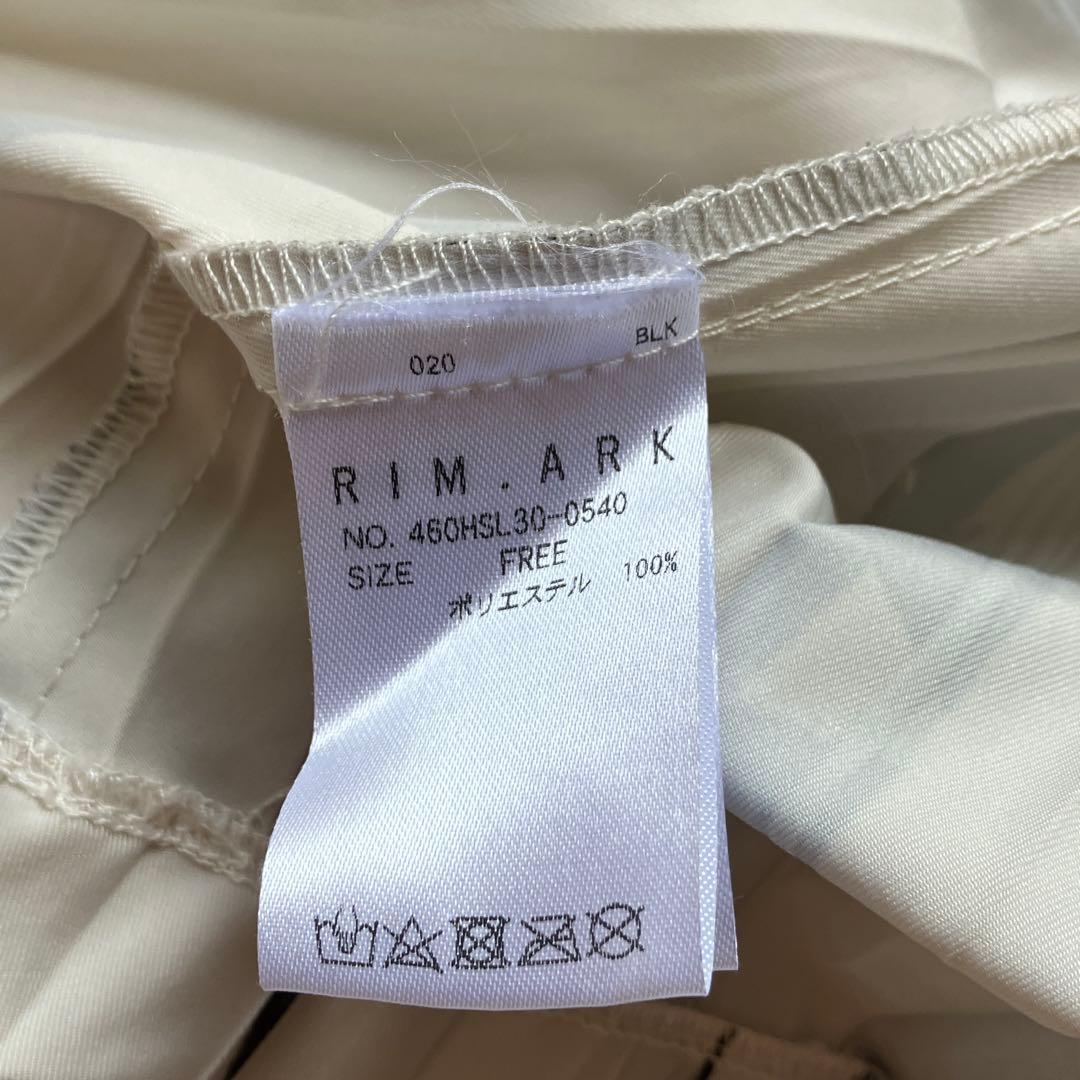 美品✨ リムアーク ブラウス　シャツ　トップス　プリーツ　フレア　長袖