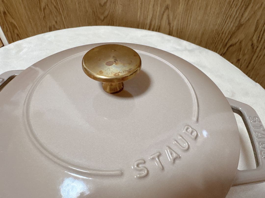 【美品】1〜2人用にぴったり♡煮込み料理が美味しい◎staubワナベMリネン