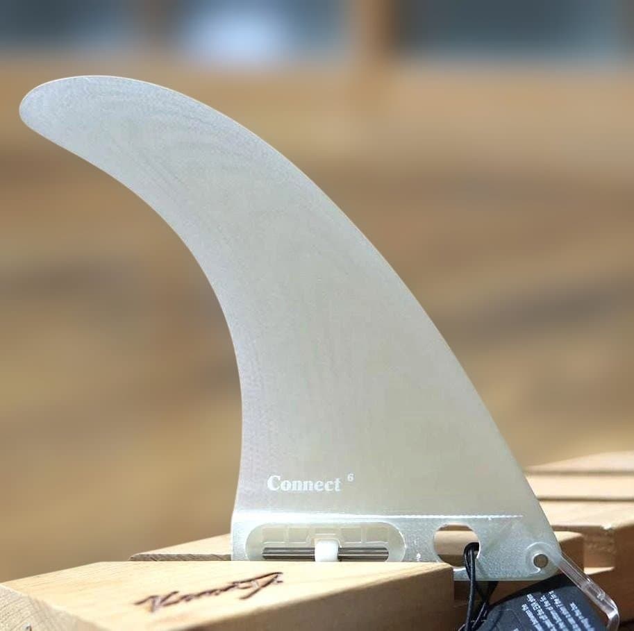 新品未使用　FCSⅡ　Connect 6 インチ　シングルフィン クリアー